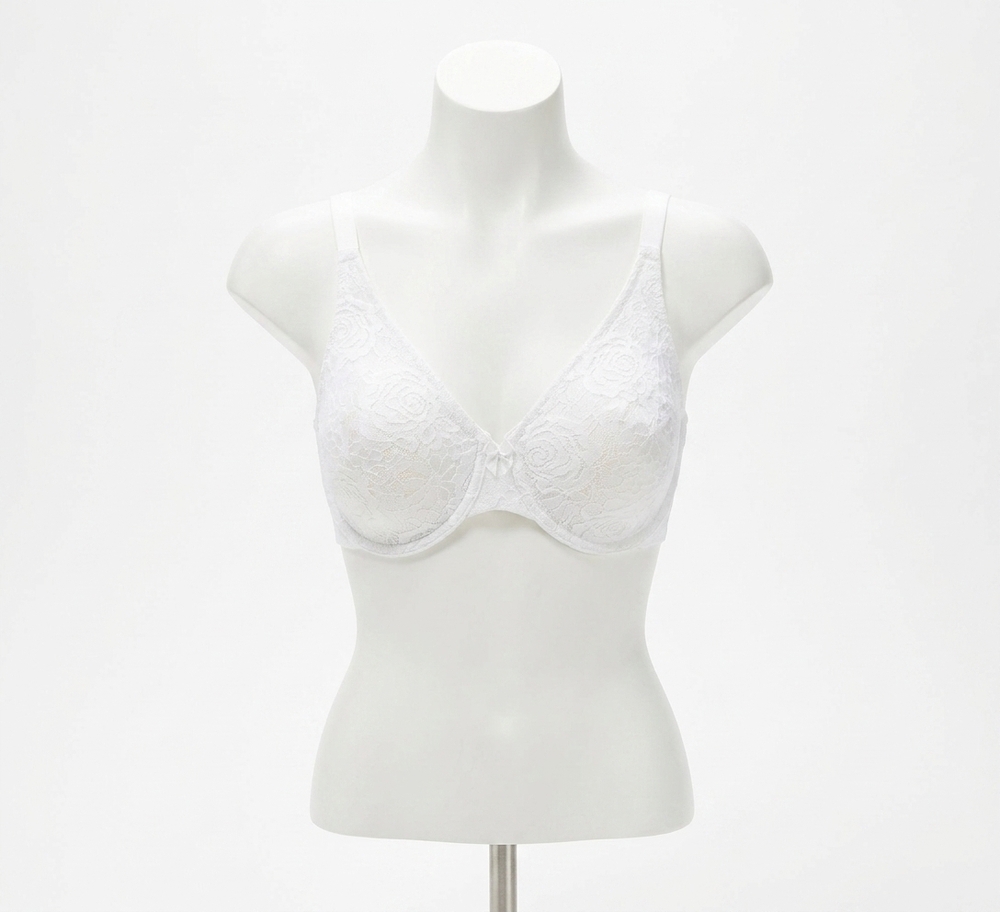 NEW WACOAL women's halo lace underwire bra in ivory